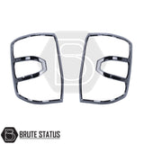 Tail light covers for ford ranger 2023 facelift model in gloss black