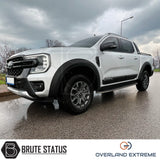 Ford Ranger 2023+ T9 Matte Black Wide Arch Kit (Overland Extreme) & 35mm Wheel Spacers