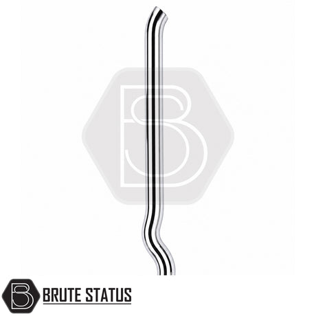Chrome snorkel for Ford Ranger T6 3.2 TDCi featuring high-quality 304 stainless steel construction and raised air intake