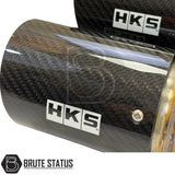 Twin carbon tip side exit exhaust for Ford Ranger T6, T7, T8 (2012-2022), stainless steel, enhances sound, performance, and off-road presence.