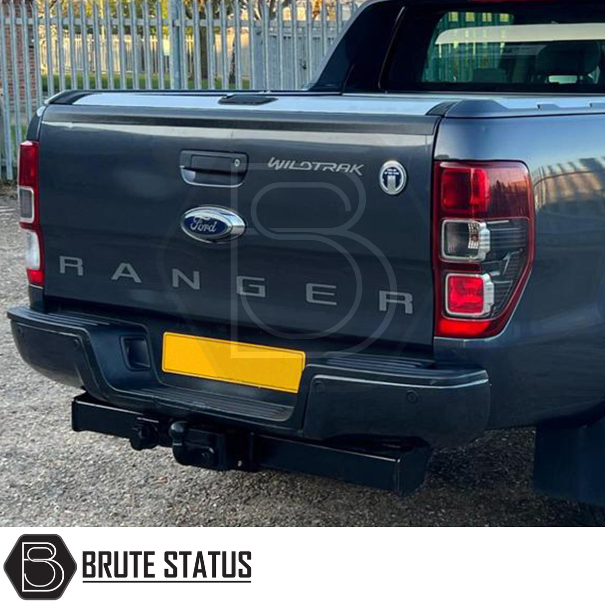 Ford Ranger 2012-2022 OEM Style Rear Bumper Grey