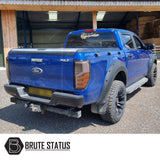 Ford Ranger T6 T7 T8 smoked LED tail light set for 2012-2022 models with sequential indicators and direct OEM style mounting points. 