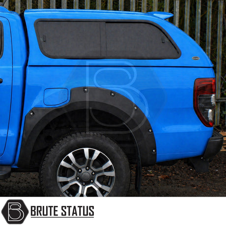 Ford Ranger hardtop canopy 2012-2022 secure truck bed cover with remote locking and sliding windows