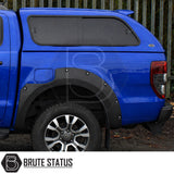 Ford Ranger GLS canopy sliding side windows and bulkhead window for airflow and truck bed access