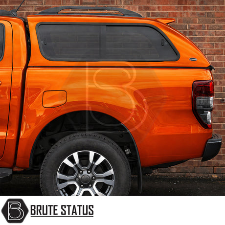 Ford Ranger pickup canopy 2012-2022 cab height hardtop cover with roof bars and tinted windows