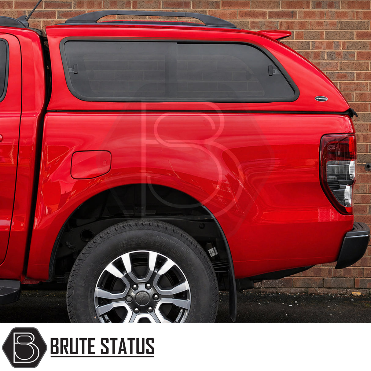 Ford Ranger work canopy 2012-2022 Truckman GLS with roof bars for tools equipment and transport