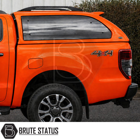 Ford Ranger pickup canopy 2012-2022 cab height hardtop cover with roof bars and tinted windows