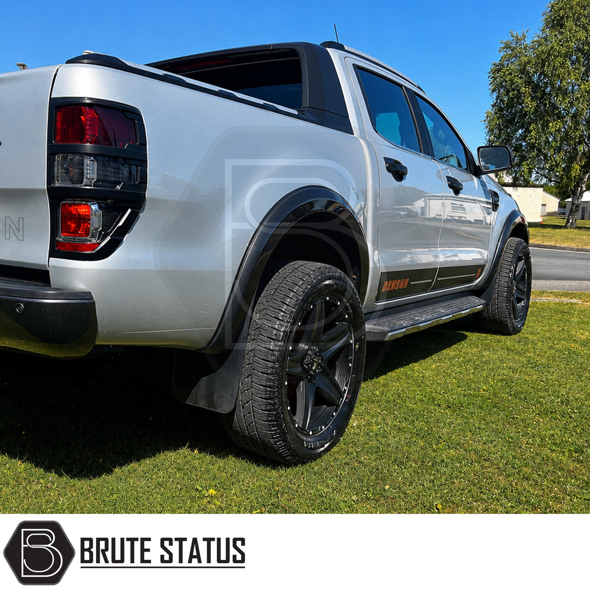 Premium Ford Ranger wide arch kit manufactured from durable ABS plastic with smooth finish and 40mm wider stance