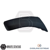 Ford Ranger 2012-2022 matte black wheel arch extensions, smooth wide arch kit manufactured from impact-resistant ABS plastic.