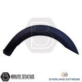 Ford Ranger 2012-2022 aftermarket smooth wide wheel arches, matte black ABS body styling kit for improved stance and paintwork protection.