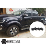 ABS wide wheel arches and 35mm hub-centric spacers for 2015–2021 Ford Ranger T7 T8, Raptor-style fitment