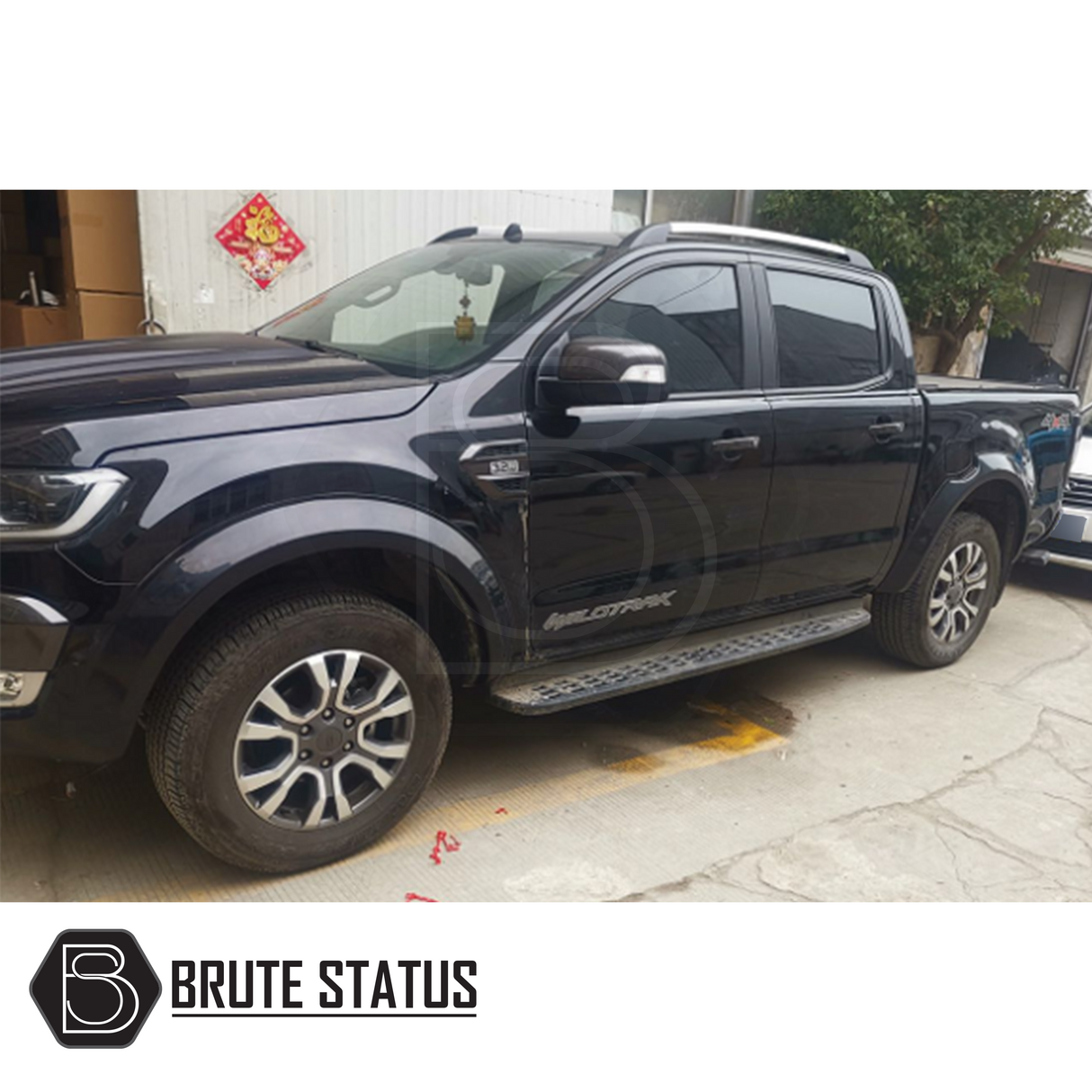 ABS wide wheel arches and 35mm hub-centric spacers for 2015–2021 Ford Ranger T7 T8, Raptor-style fitment