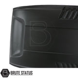 Matte black bonnet scoop for Ford Ranger facelift models 2015-2022 with UV-resistant ABS construction and custom fit