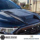 Ford Ranger 2015-2022 bonnet scoop in matte black fitted to T7 and T8 models with aggressive Raptor-inspired styling