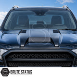 Ford Ranger bonnet scoop for T7 and T8 models featuring CAD-designed fitment and premium ABS plastic construction