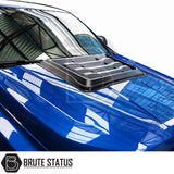 Ford Ranger facelift 2015-2022 black muscle bonnet scoop and hood styling vent for aggressive pickup truck front end exterior upgrade