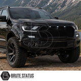 Ford Ranger 2015-2022 Raptor style facelift body kit with LED grille, front bumper, fog lights and daytime running lights