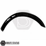 Gloss black wheel arch extensions for Ford Ranger T7 T8 Double Cab models with 45mm wider stance