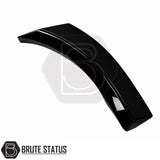 Gloss black OEM style wheel arch extensions for Ford Ranger T7 T8 Double Cab models with integrated reflectors