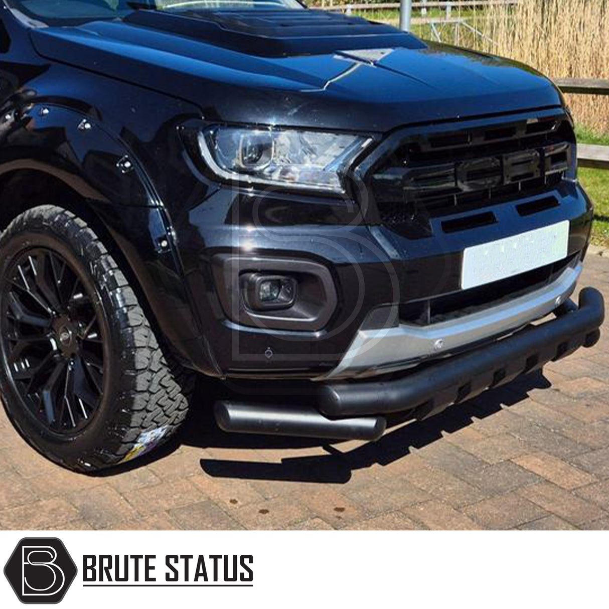 Gloss black wide arch kit for ford ranger 2019-2022 pickup truck 
