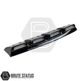 Ford Ranger T8 Style 1 LED roof spoiler for 2019-2022 models featuring high quality impact resistant plastic and adhesive tape mounting system. 