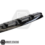 Ford Ranger T8 2019-2022 Style 1 roof spoiler with integrated LED lights and optional AutoVolt Solutions plug and play high beam wiring kit. 