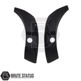 Ford Ranger 2019-2022 aftermarket wide wheel arches, Raptor inspired riveted fender flare kit with black ABS construction and no-drill fitment.