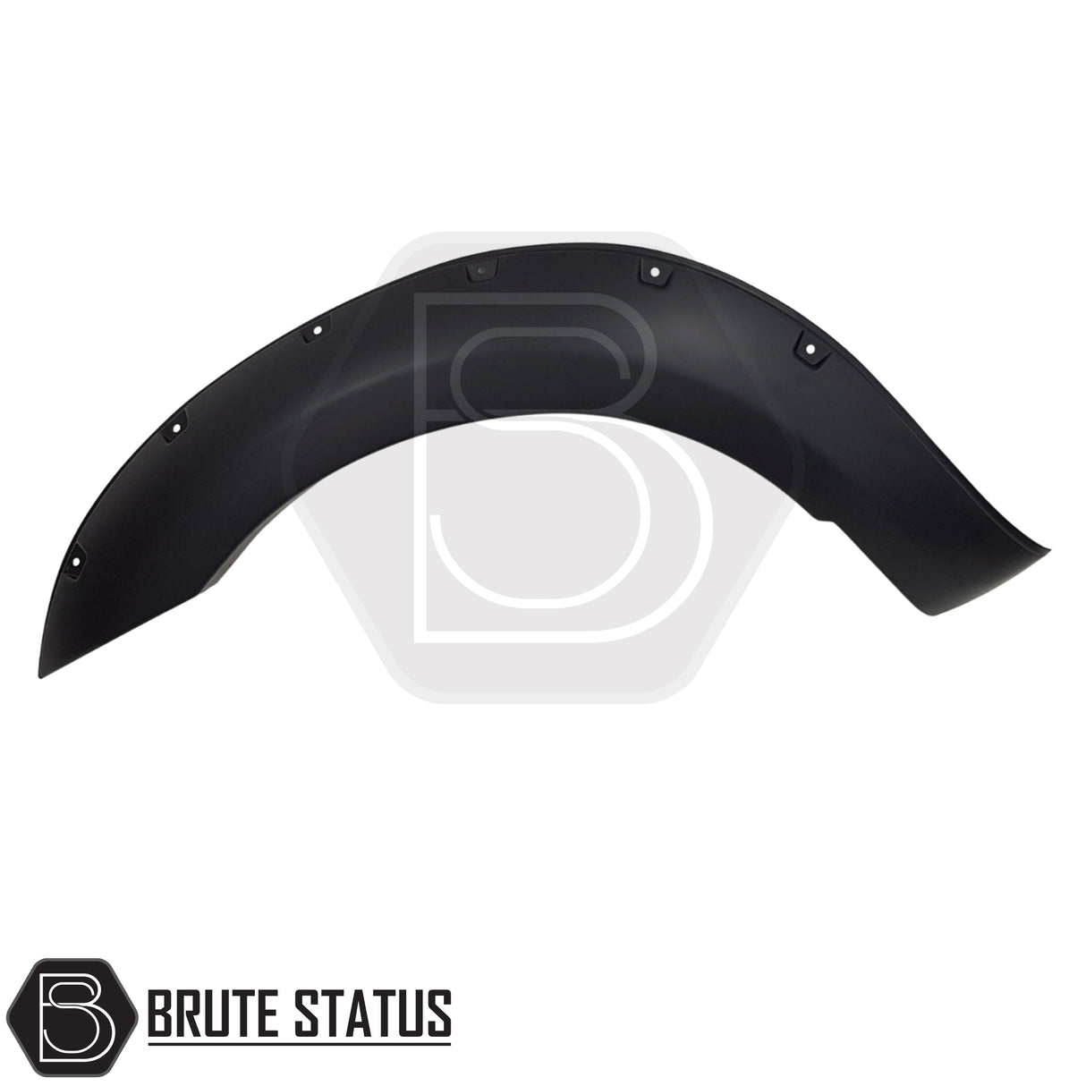 Ford Ranger 2019-2022 T8 wide body arch kit, smooth black ABS fender extensions with Raptor inspired riveted styling for Double Cab pickups.