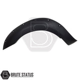 Ford Ranger 2019-2022 T8 wide body arch kit, smooth black ABS fender extensions with Raptor inspired riveted styling for Double Cab pickups.