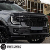 Headlight covers for the ford ranger 2023 onwards pickup truck in gloss black finish