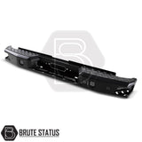 Heavy-duty T20 rear bumper for Ford Ranger T9 models with matte black finish and impact protection