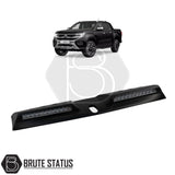 Brute Status LED roof spoiler with a matte black finish for the volkswagen amarok 2023 onwards pickup truck