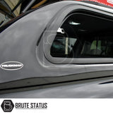 Ford Ranger 2023+ T9 Truckman GLS Hardtop Canopy - Remote Locking with glossy finish, side sliding window, and Truckman logo badge, showcasing luxury design features.