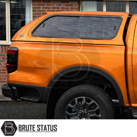 Truckman GLS hardtop Ford Ranger 2023 canopy with LED light heated rear window and brake light spoiler