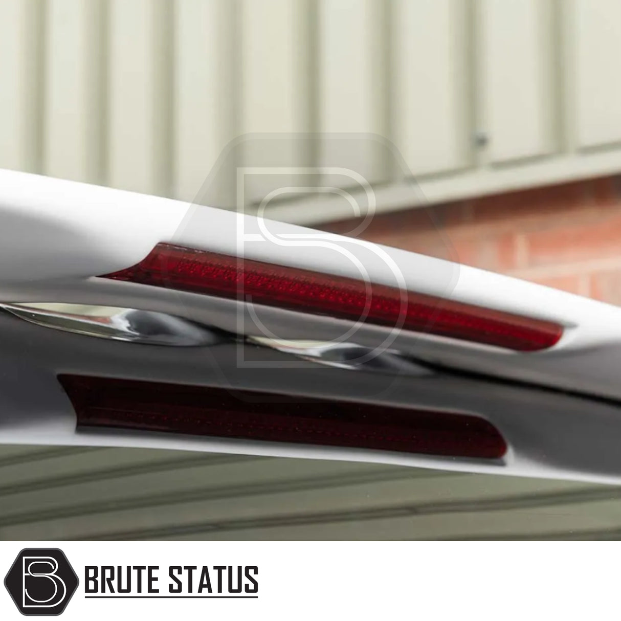 Close-up of Ford Ranger 2023+ T9 Truckman Grand Hardtop Canopy with integrated red LED third-brake light, highlighting premium design and secure, remote locking feature.