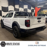 Overland Extreme Ford Ranger T9 wheel arch kit for 2023 onwards models, precision-fit wide arches with professional rubber seal installation.