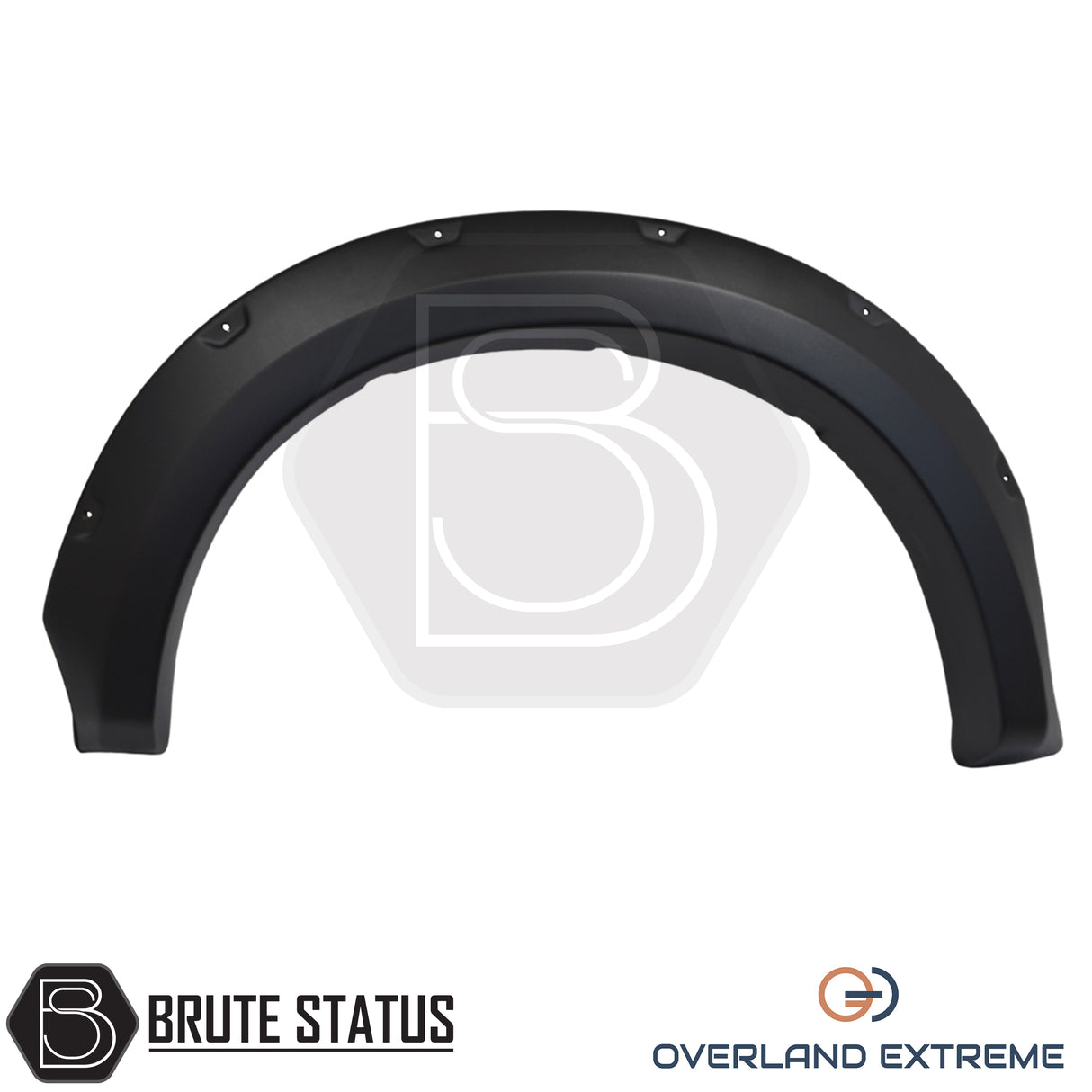 Aftermarket Ford Ranger 2023 wide arch kit in matte black, rugged overland-inspired styling accessory for T9 Double Cab pickups.