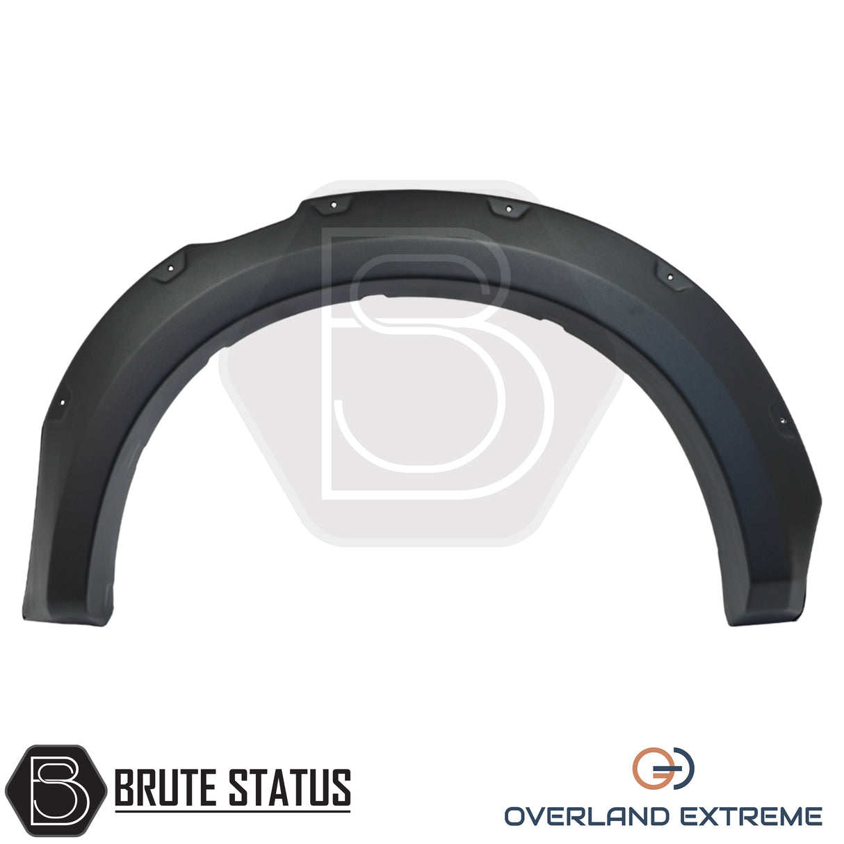 Ford Ranger T9 riveted wheel arch flares for 2023+ models, premium overfenders with weatherproof rubber seal edge design.