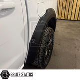Ford Ranger 2023+ T9 Overland Extreme wide wheel arch kit with riveted styling and durable matte black finish installed on vehicle