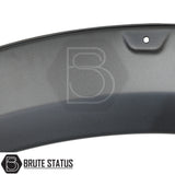 Matte black Overland Extreme arch extensions for 2023 Ford Ranger T9 double cab model