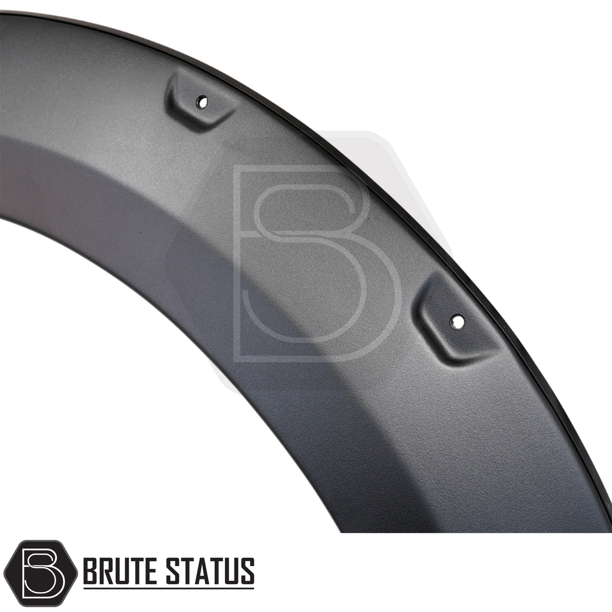 Durable matte black wheel arch extensions for Ford Ranger 2023 T9 with UV-resistant finish