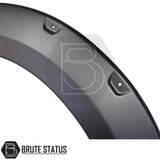 Durable matte black wheel arch extensions for Ford Ranger 2023 T9 with UV-resistant finish
