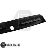 Brute Status LED roof spoiler with a matte black finish for the volkswagen amarok 2023 onwards pickup truck