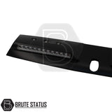 Brute Status LED roof spoiler with a matte black finish for the volkswagen amarok 2023 onwards pickup truck