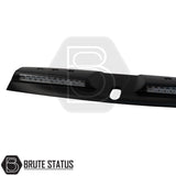 Brute Status LED roof spoiler with a matte black finish for the volkswagen amarok 2023 onwards pickup truck