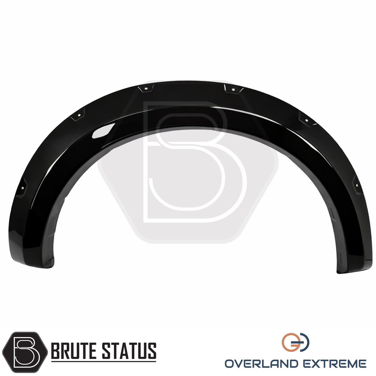 Ford Ranger T9 Overland Extreme wide arch kit featuring cosmetic rivets, weather-tight rubber seal fitment and premium finish.