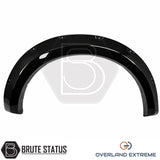 Ford Ranger T9 Overland Extreme wide arch kit featuring cosmetic rivets, weather-tight rubber seal fitment and premium finish.