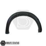 Ford Ranger 2023+ wide wheel arch kit and 35mm hub-centric wheel spacers. Smooth black ABS arches with rubber seal, adding approximately 75–85mm extra width per side, designed with a Raptor-style look. Includes durable 35mm 6061-T6 alloy wheel spacers with pre-installed M12 x 1.5 studs to increase track width and improve stability