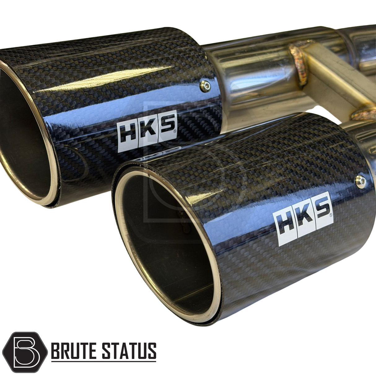 Twin carbon tip side exit exhaust for 2023+ Ford Ranger T9 – durable stainless steel construction