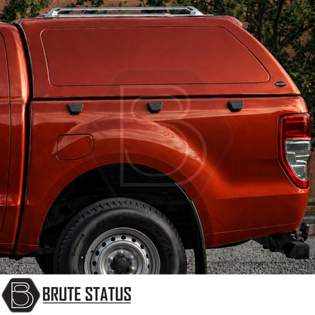 Ford Ranger RS canopy solid sided design for secure tool storage commercial pickup hardtop